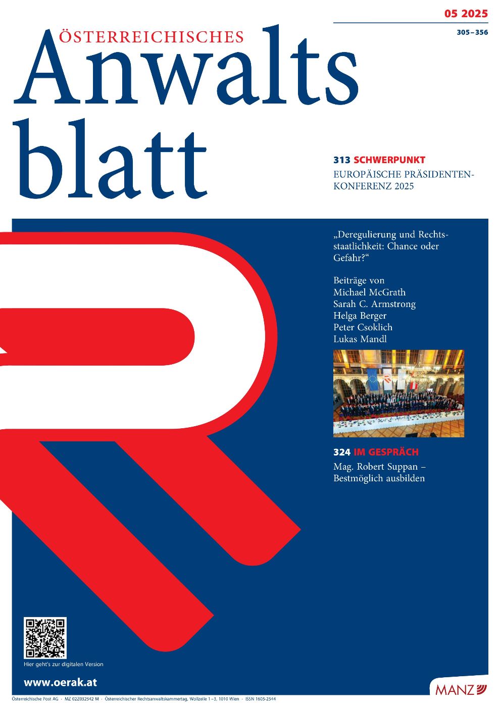 Titelblatt Anwaltsblatt 05_2025