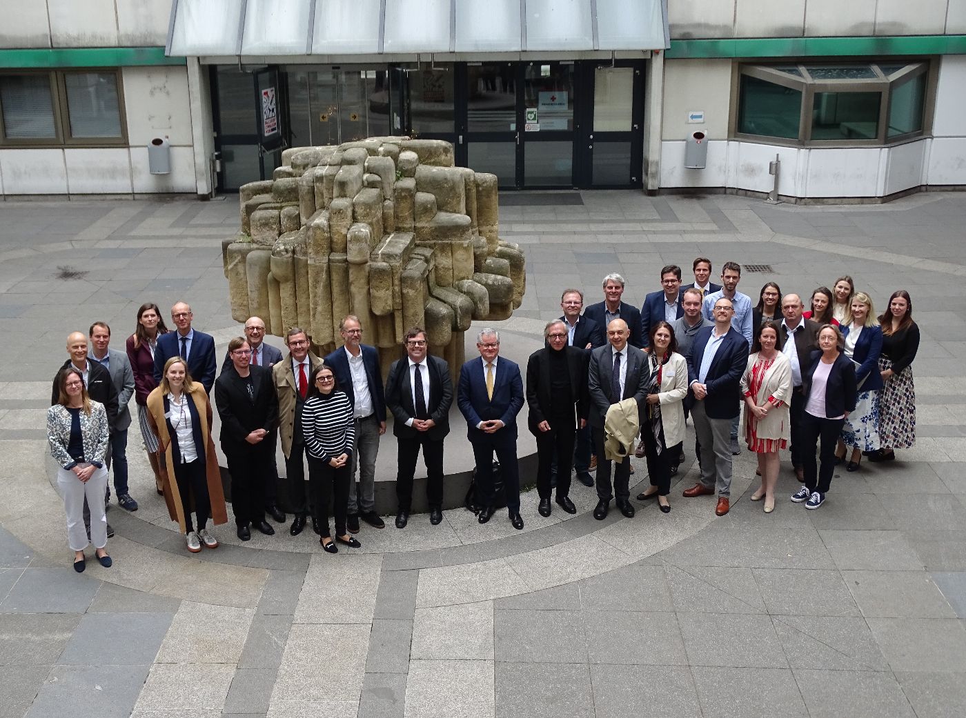 Gruppenfoto Brunnen