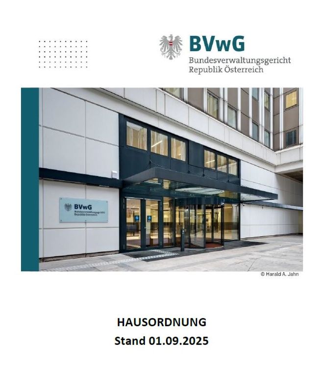 Hausordnung Titelbild 